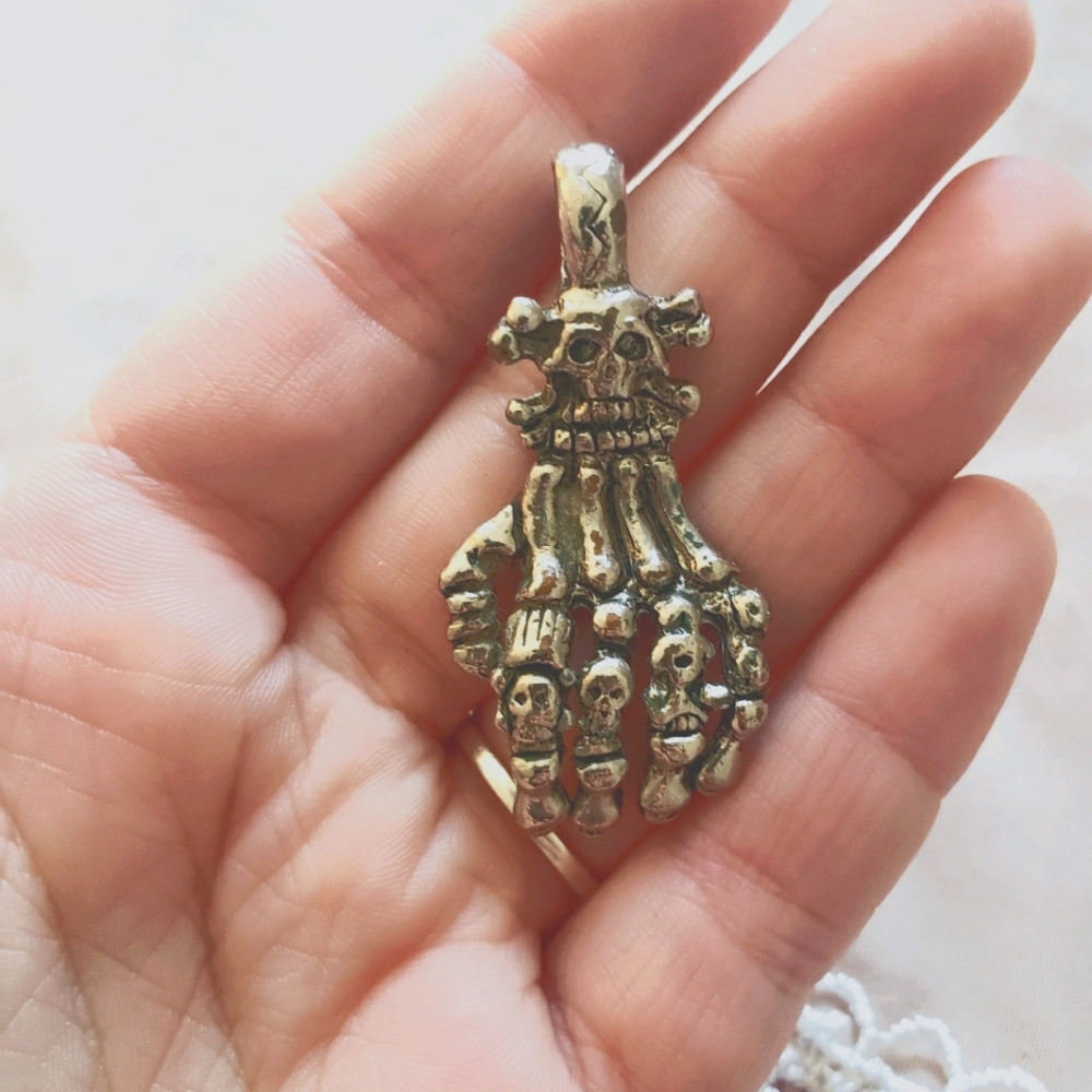 Skeleton Hand Pendant